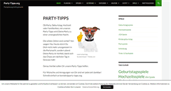 Desktop Screenshot of party-tipps.org